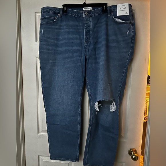 Abercrombie & Fitch plus size Dad jeans (24) - Picture 1 of 1